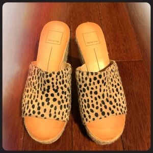 Leopard Wedges